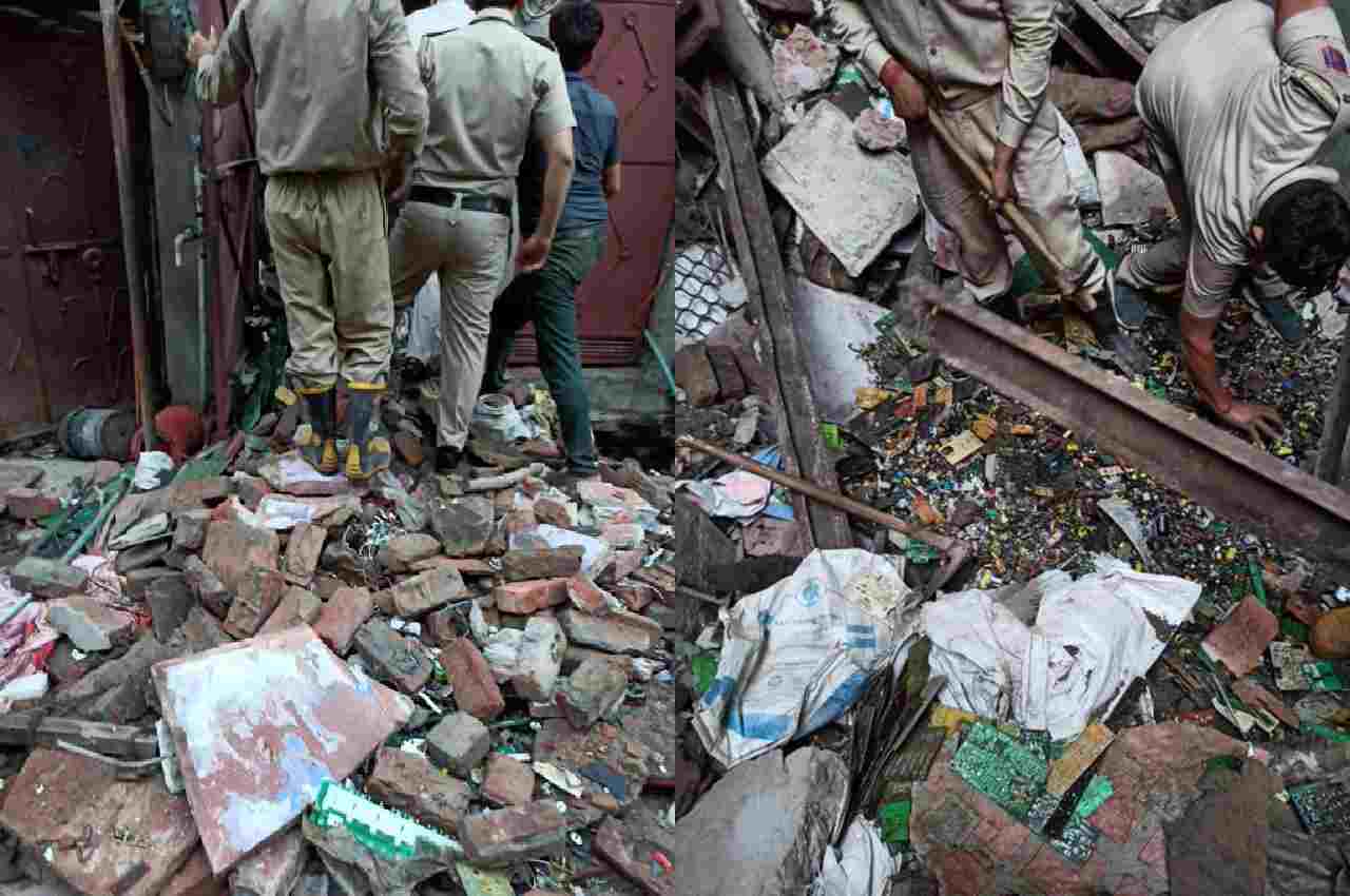 delhi, delhi crime, house collapse, news24, news24english