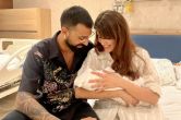 Krunal Pandya and Pankhuri with baby boy