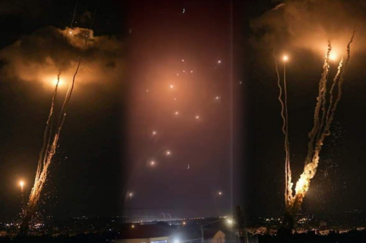 Drones and rockets in action in Gaza