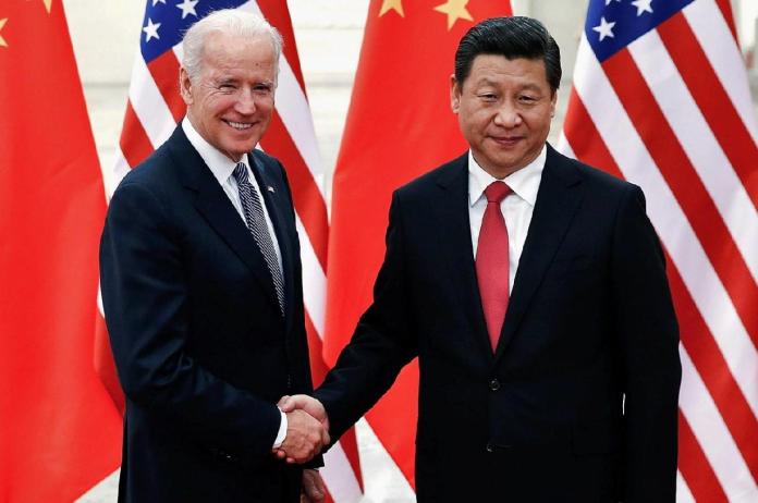 Joe Biden met Xi Jinping in 2013
