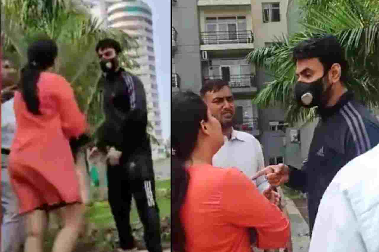 srikant tyagi, srikant tyagi manhandle woman video, news24, noida, delhi crime