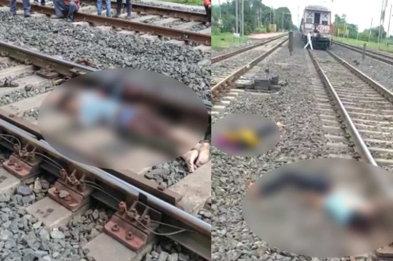Dead bodies on railway tracks