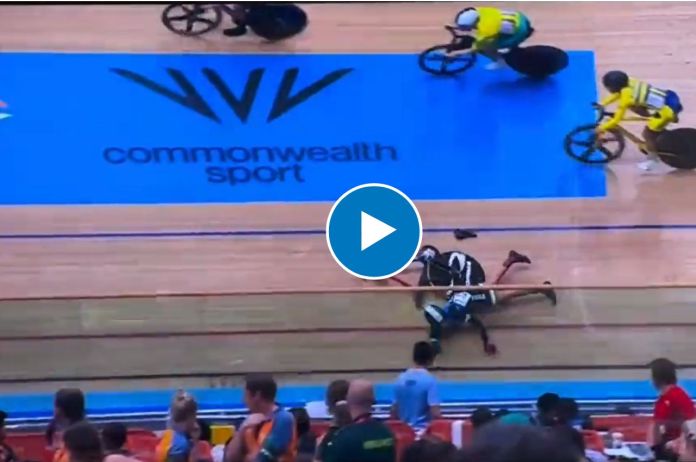 Horrifying accident in CWG cycling