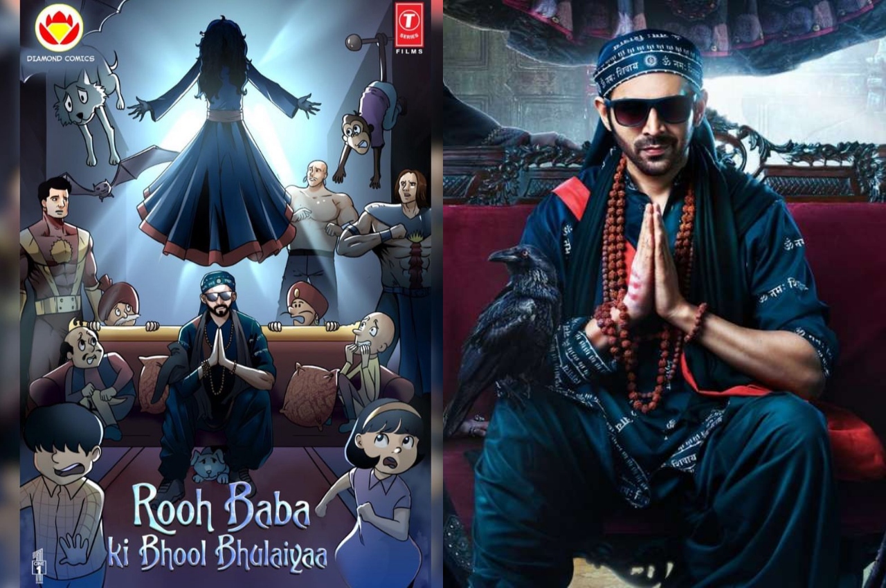 After Amitabh Bachchan, Kartik Aaryan the only superstar to be immortalised  into a comic book character