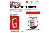 pm modi blood donation