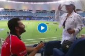 Kinchit Shah proposes girlfriend in stadium
