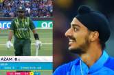 Arshdeep Singh knocks out Babar Azam at duck