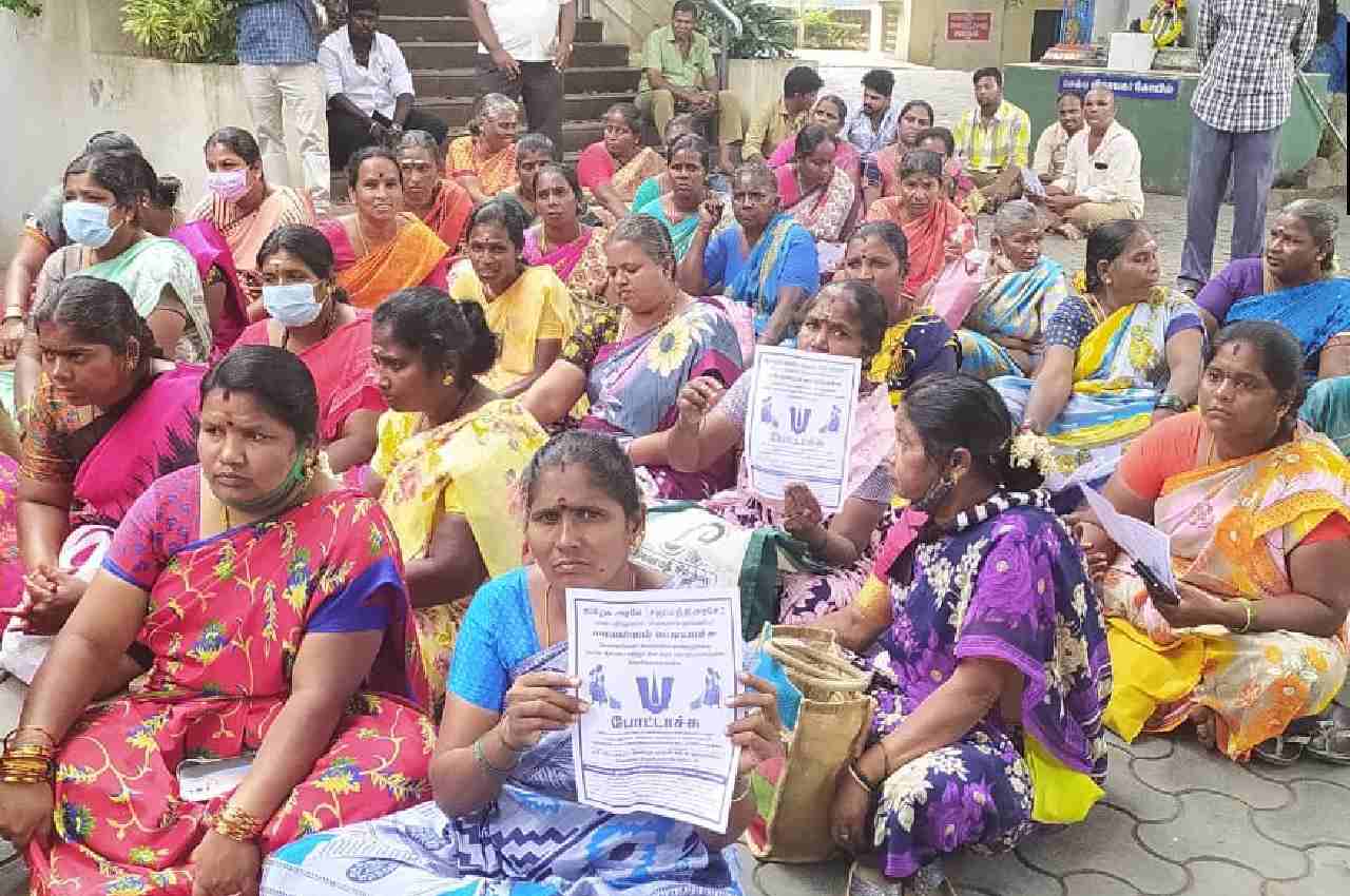Sanitary Workers on indefinite strike