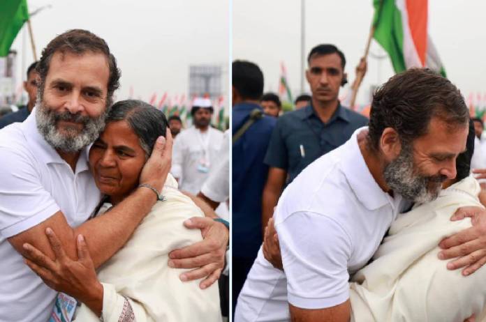 Rohith Vemula's mother joins BJY, meets Rahul Gandhi