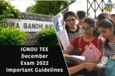 IGNOU TEE December Exam 2022