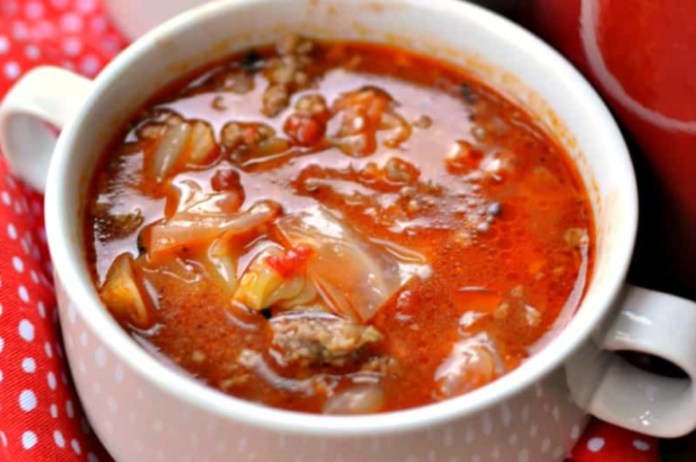 Cabbage roll soup