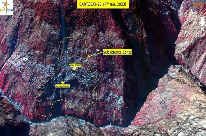 Joshimath sinking: ISRO releases satellite image, claims 5.4 cm land sinks within 12 days