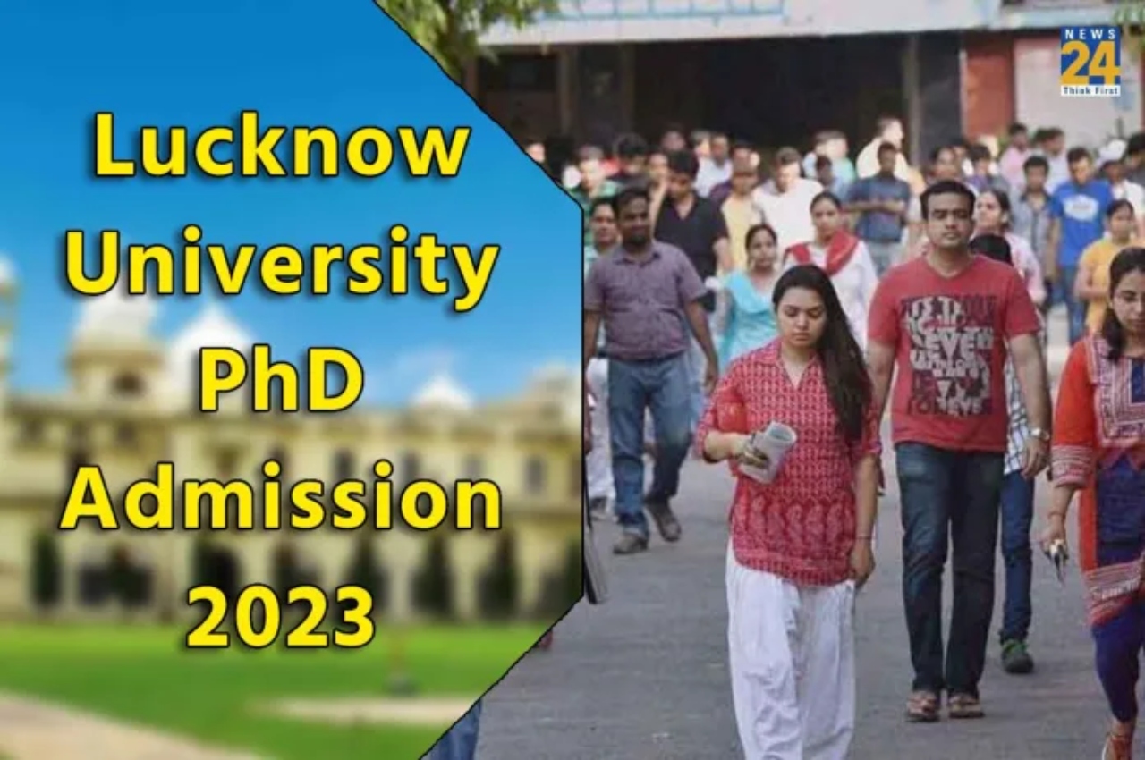 lucknow university phd admission 2023 last date