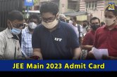 JEE Main 2023 admit card