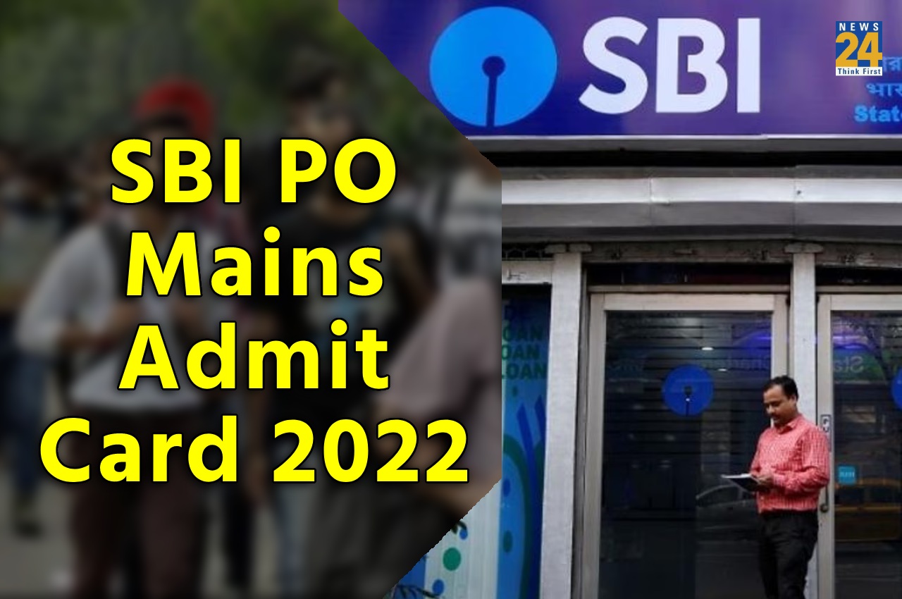 SBI PO Mains Admit Card 2022