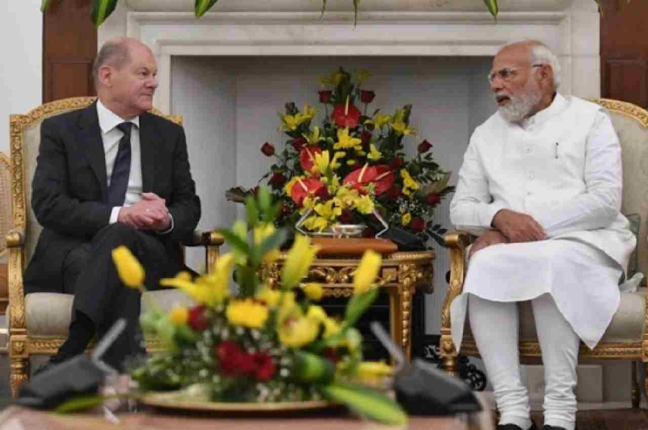 German Chancellor India's Visit
