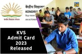 KVS Admit Card 2023