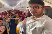 groom booked entire flight