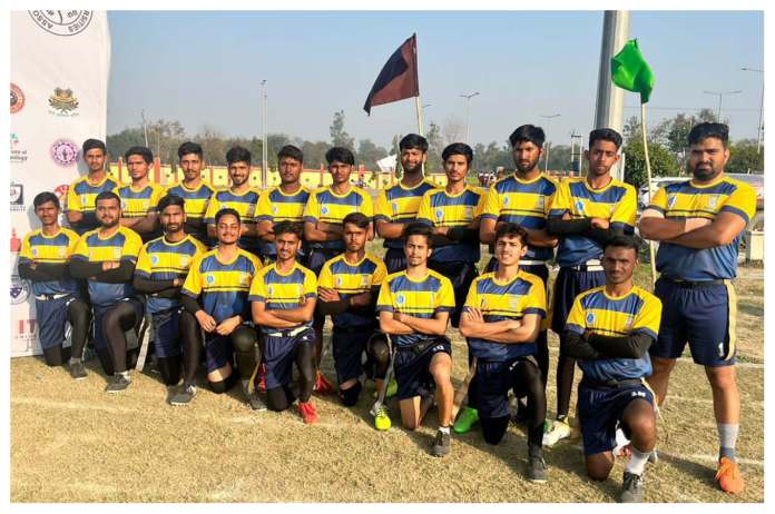 PU won gold medal in AIU American Football Championship