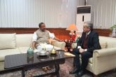 Turkish Envoy meets MoS (MEA)