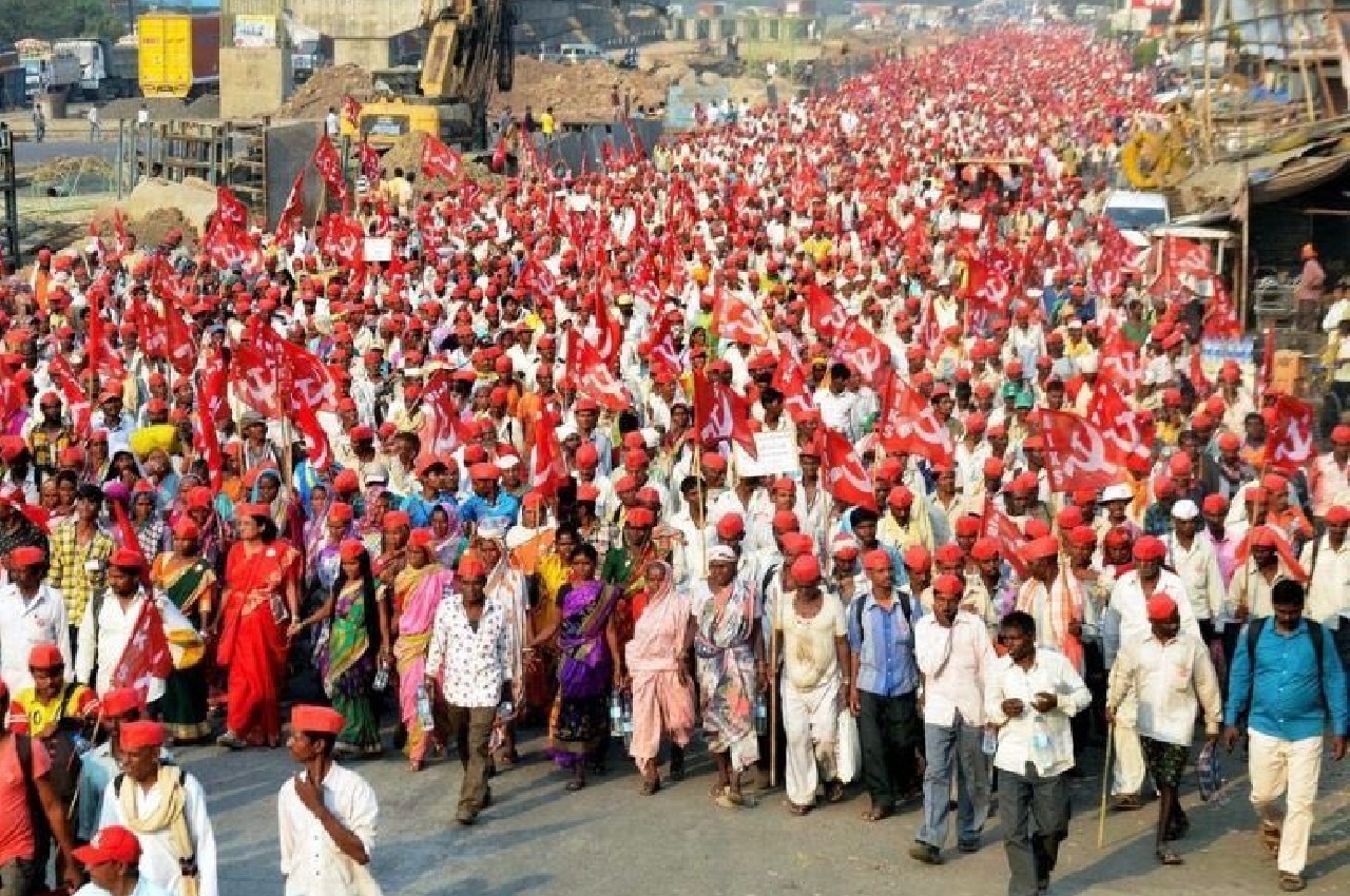 Maharashtra Farmers protest
