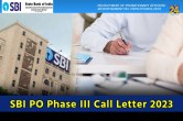 SBI PO Phase III Call Letter 2023