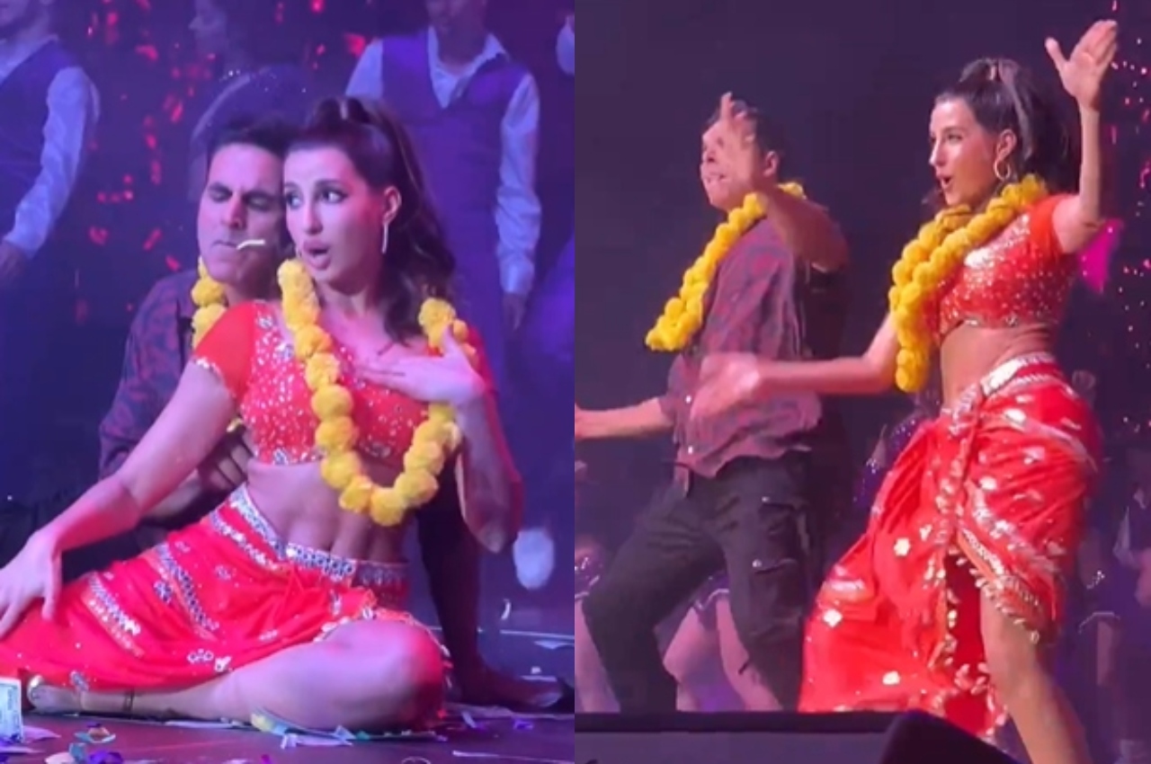 The Entertainers Tour Nora Fatehi, Akshay Kumar shows their ho...