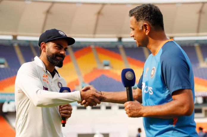 'Not someone who's happy with 40-45 runs': Virat Kohli to Rahul Dravid