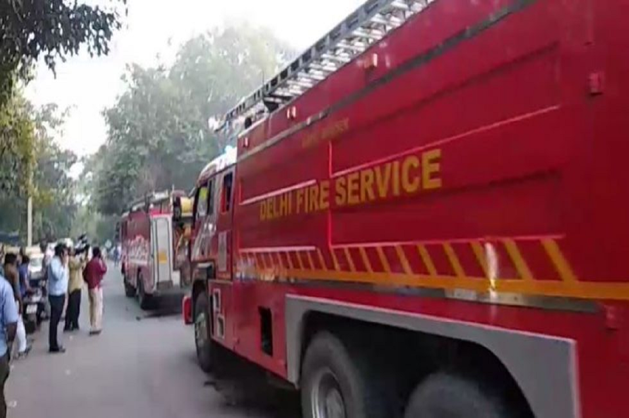 Fire at Vikas Bhawan