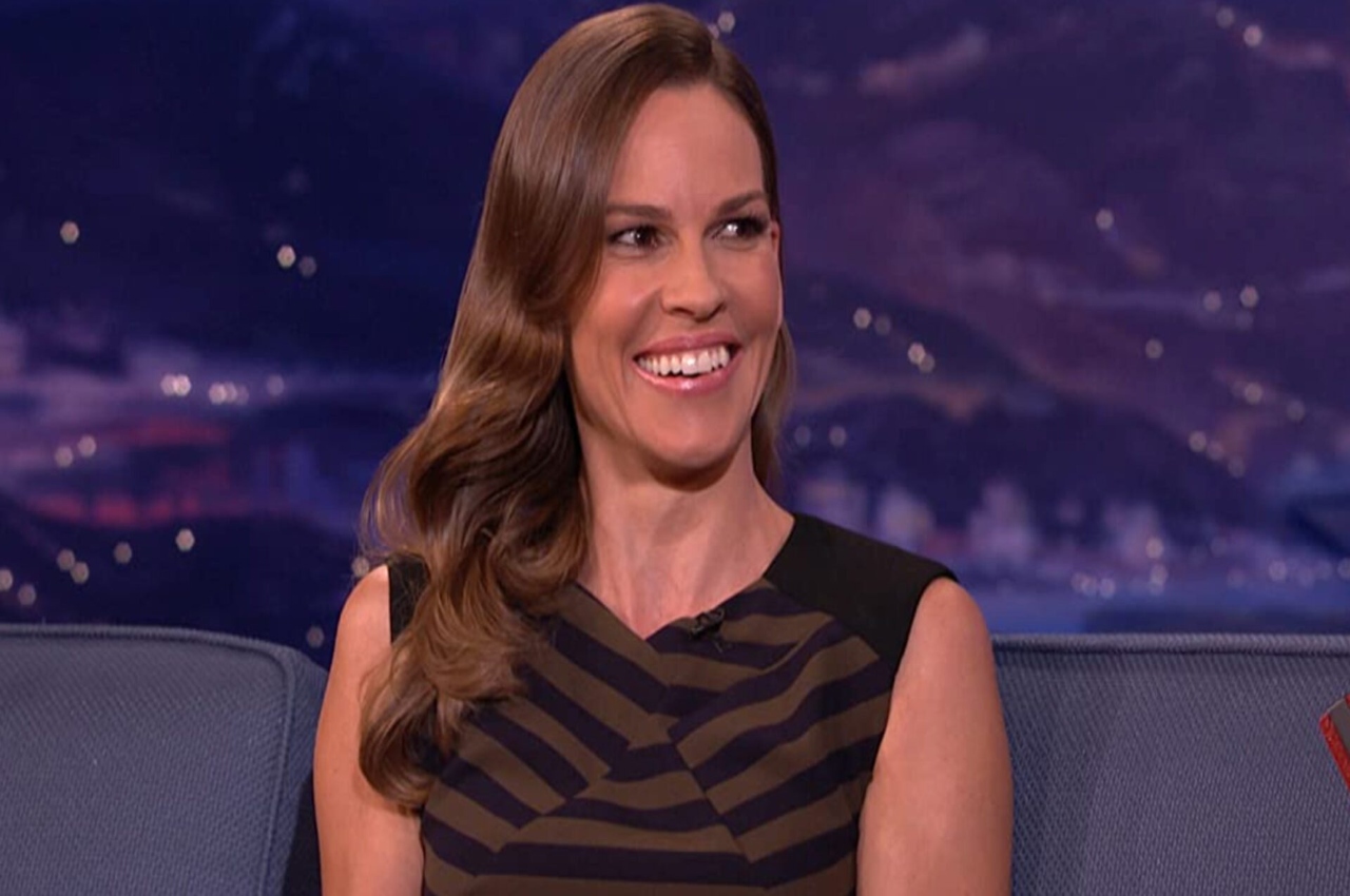 Hilary Swank Flaunts Baby Bump From Nude Maternity Photo