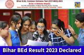 Bihar BEd Result 2023