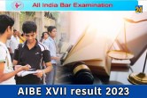 AIBE XVII result 2023