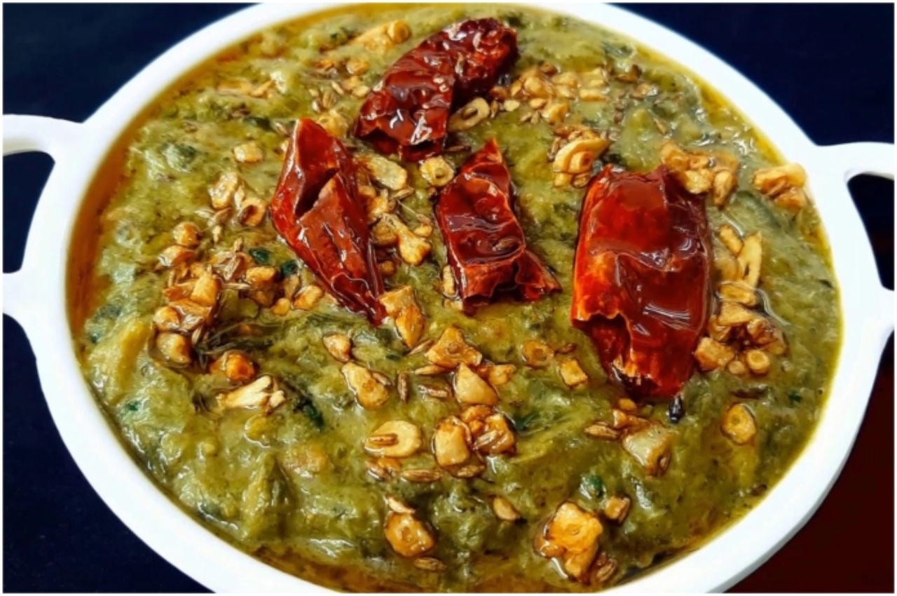 Lehsuni Palak Recipe