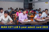 MAH CET LLB 5-year admit card 2023