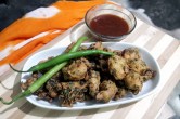 spinach paneer pakoras