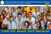 GSEB class 12 HSC Result 2023