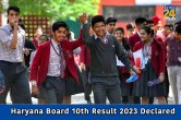 HBSE Class 10 result 2023