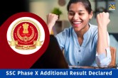 SSC Selection Post Phase X Additional Result 2022