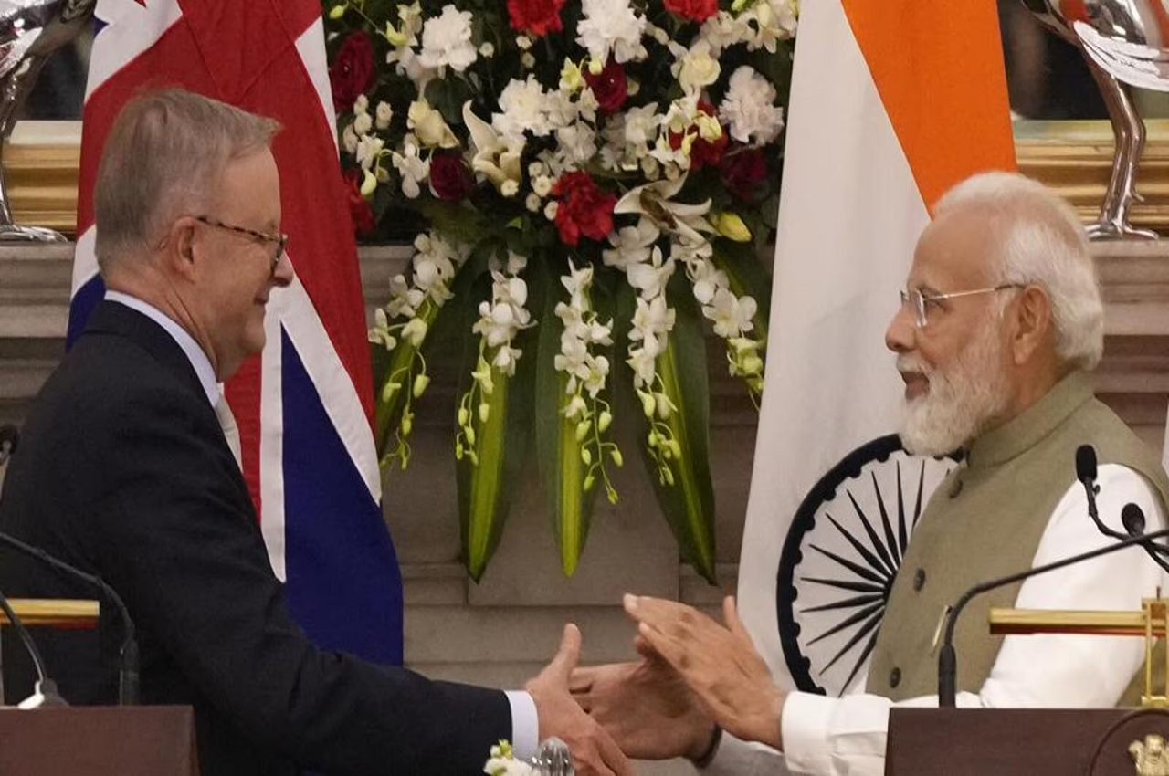 PM Modi with Australian counterpart