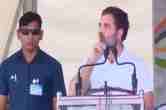 Rahul Gandhi stops speech hearing Azaan