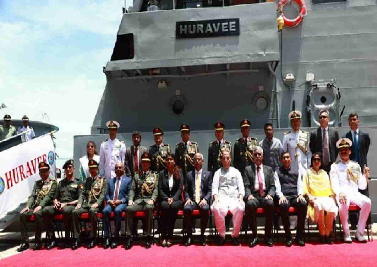 Rajnath Singh gives vessel to Maldive