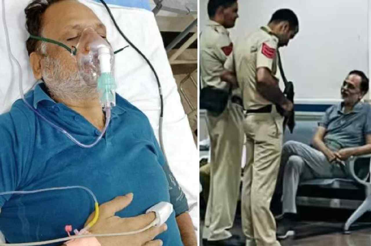 Satyendra jain admitted to Hospital