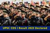 UPSC CDS I Result 2023