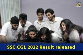 SSC CGL 2022 Result