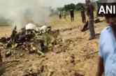 Air force aircraft crashes in karnataka