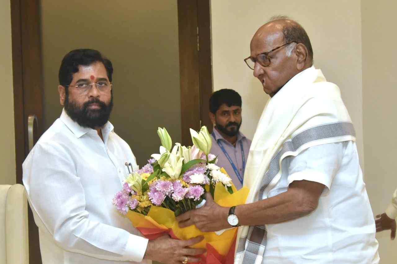 Sharad Pawar meets Eknath Shinde