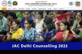 JAC Delhi Counseling 2023