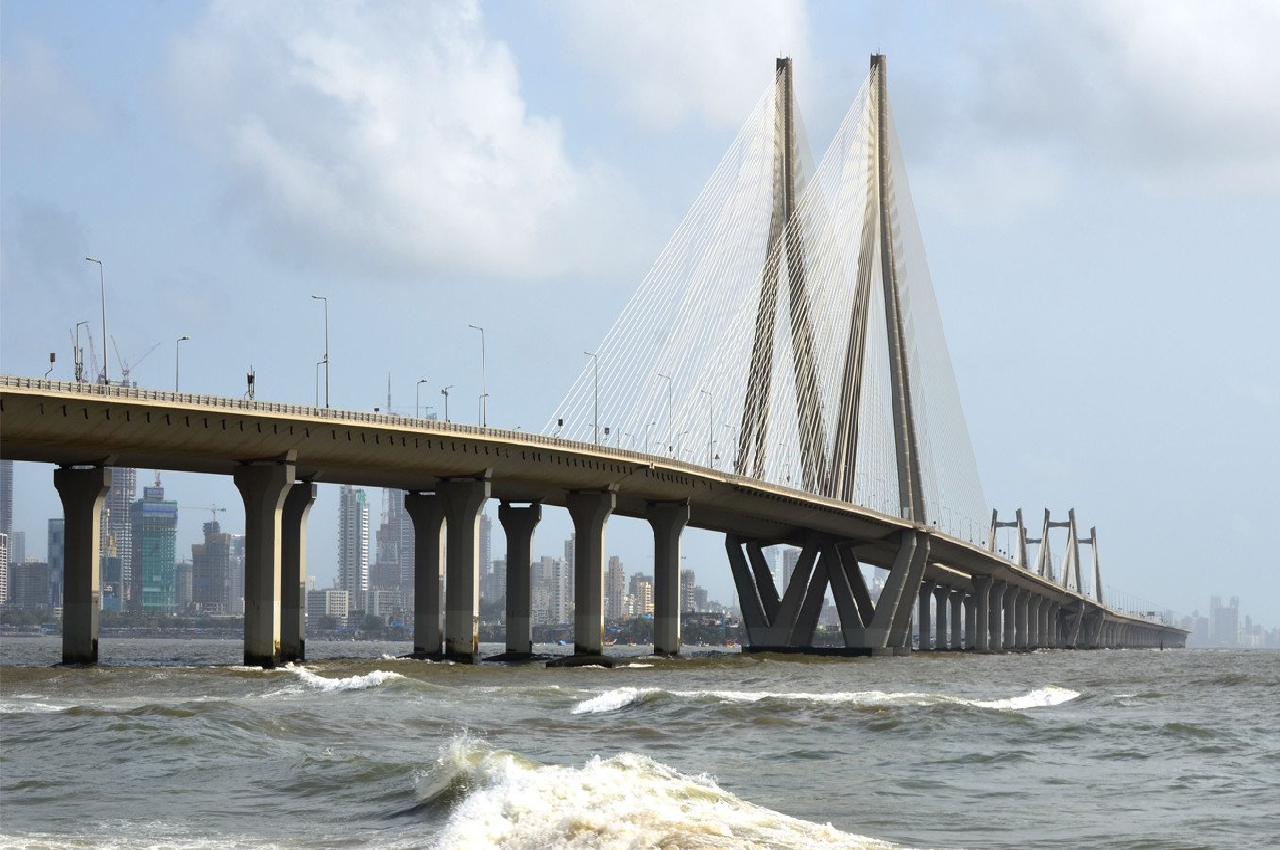 Mumbai sea link bridge