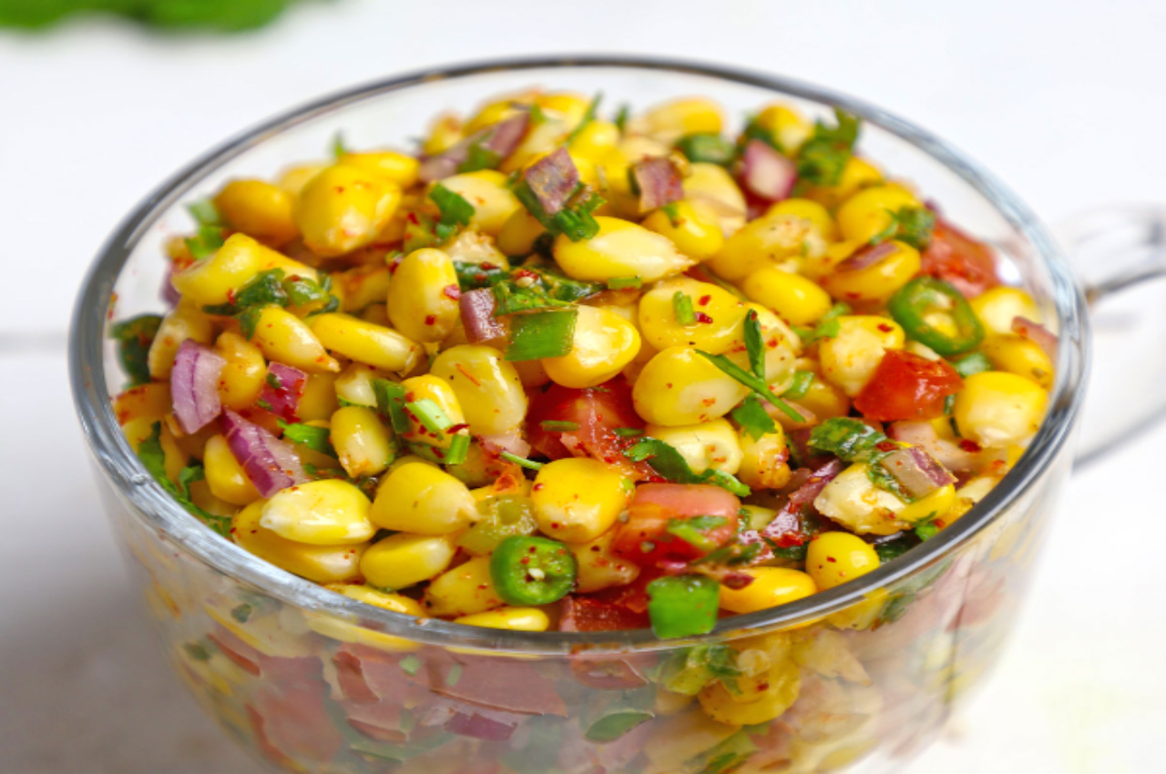 Corn Chaat Recipe