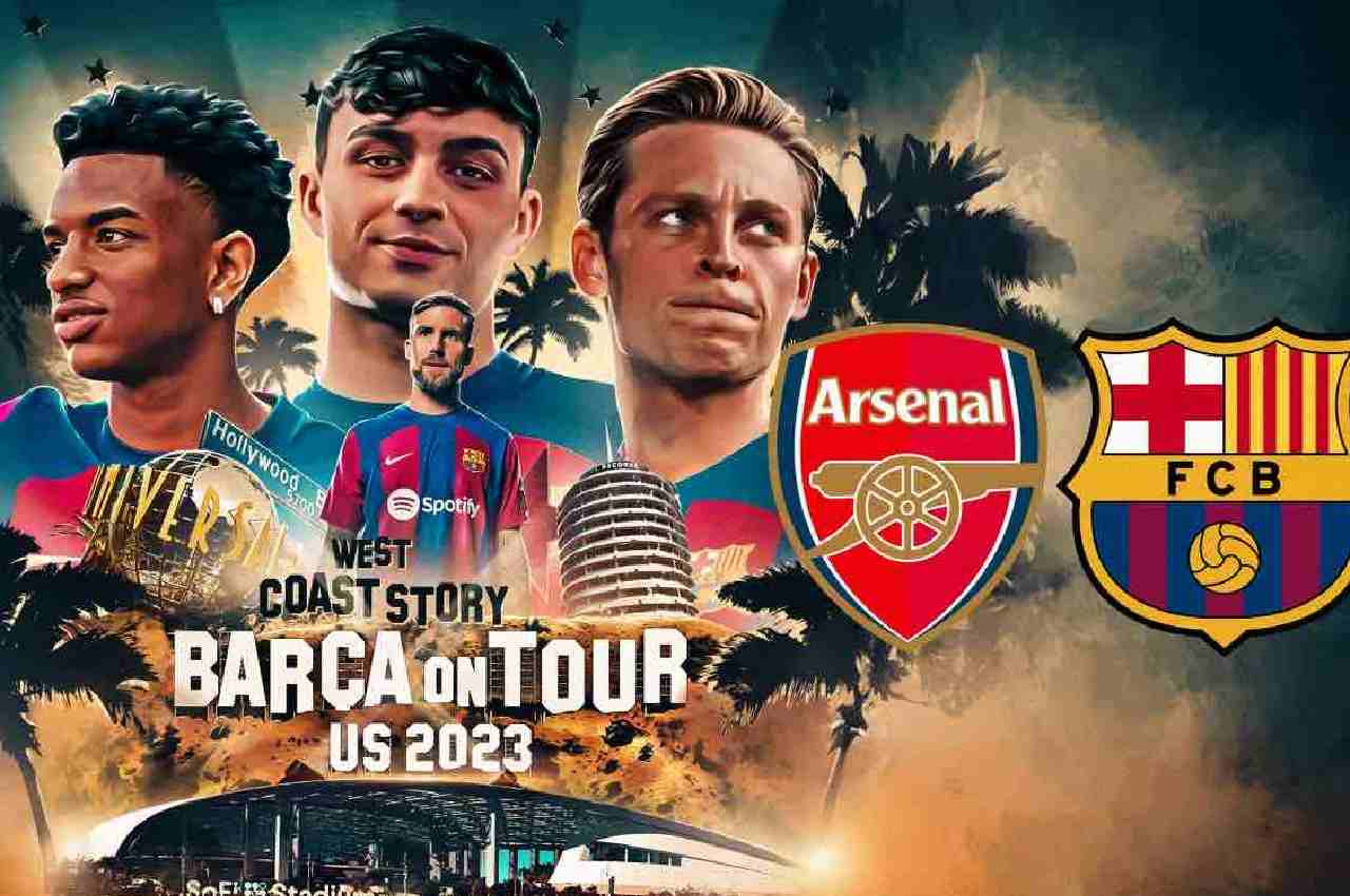 When, Where to watch Arsenal vs Barcelona club friendlies in India